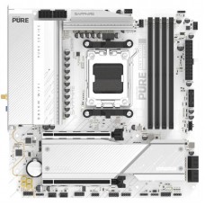 SAPPHIRE Motherboard PURE B850M WIFI sAM5 B850 4xDDR5 M.2 HDMI DP WiFi BT mATX білий SAPPHIRE Motherboard PURE B850M WIFI sAM5 B850 4xDDR5 M.2 HDMI DP WiFi BT mATX білий