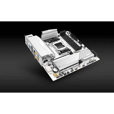 SAPPHIRE Motherboard PURE B850M WIFI sAM5 B850 4xDDR5 M.2 HDMI DP WiFi BT mATX білий SAPPHIRE Motherboard PURE B850M WIFI sAM5 B850 4xDDR5 M.2 HDMI DP WiFi BT mATX білий