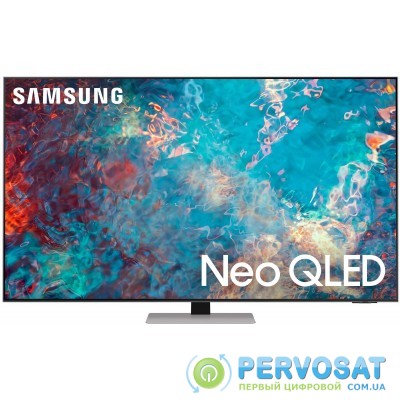 Телевiзор 55&quot; Neo QLED 4K Samsung QE55QN85AAUXUA Smart, Tizen, Silver