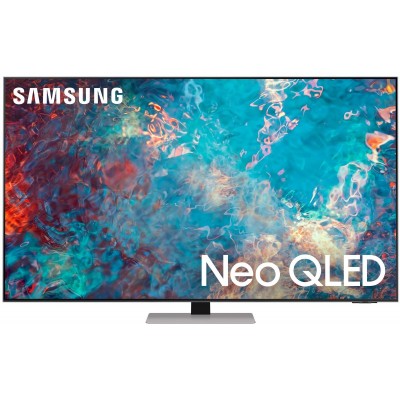 Телевiзор 55" Neo QLED 4K Samsung QE55QN85AAUXUA Smart, Tizen, Silver