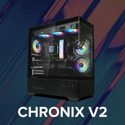 Корпус Zalman Chronix V2 без БЖ, 1xUSB3.0, 1xUSB2.0, 1x Type C, 2x120мм ARGB Reverse, 4x120мм ARGB, VGA 410мм, LCS ready, TG Side/Front Panel, ATX, чорний Корпус Zalman Chronix V2 без БЖ, 1xUSB3.0, 1xUSB2.0, 1x Type C, 2x120мм ARGB Reverse, 4x120мм ARGB, VGA 410мм, LCS ready, TG Side/Front Panel, ATX, чорний