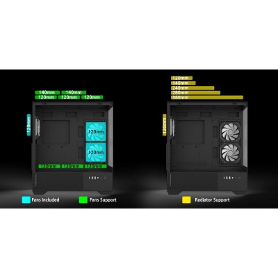 Корпус Zalman Chronix V2 без БЖ, 1xUSB3.0, 1xUSB2.0, 1x Type C, 2x120мм ARGB Reverse, 4x120мм ARGB, VGA 410мм, LCS ready, TG Side/Front Panel, ATX, чорний Корпус Zalman Chronix V2 без БЖ, 1xUSB3.0, 1xUSB2.0, 1x Type C, 2x120мм ARGB Reverse, 4x120мм ARGB, VGA 410мм, LCS ready, TG Side/Front Panel, ATX, чорний