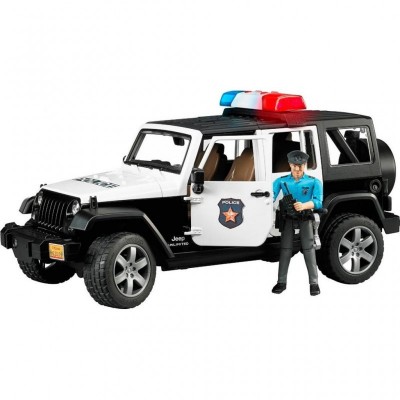 Спецтехника Bruder Джип Wrangler Unlimited Rubicon Police + фигурка (02526)