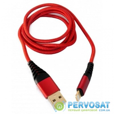 Дата кабель USB 2.0 AM to Lightning 1.0m Flexible MFI EXTRADIGITAL (KBU1758)