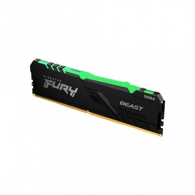 Модуль памяти для компьютера DDR4 16GB 3000 MHz FURY Beast RGB Kingston Fury (ex.HyperX) (KF430C16BBA/16)