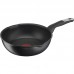Сковорода глибока Tefal Unlimited, 22см, алюміній, бакеліт, чорний