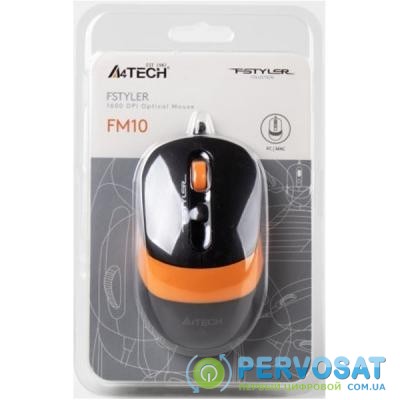 Мышка A4tech FM10 Orange