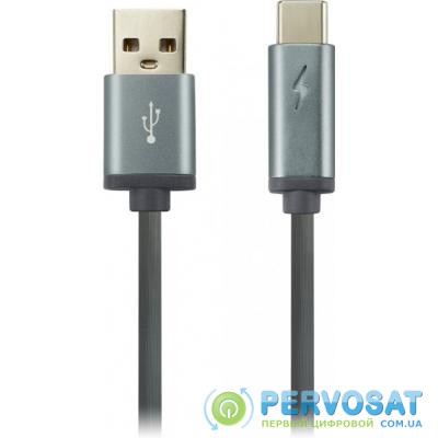 Дата кабель USB 2.0 AM to Type-C 1.0m LED CANYON (CNS-USBC6DG)