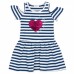 Платье Breeze с сердцем перевертышем (12385-134G-blue)