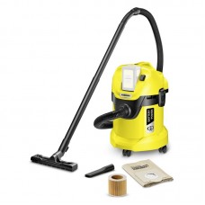 Пилосос професійний акумуляторний Karcher WD 3 Battery 36в, контейнер 17л, 5.2кг, без АКБ та ЗП Пилосос професійний акумуляторний Karcher WD 3 Battery 36в, контейнер 17л, 5.2кг, без АКБ та ЗП