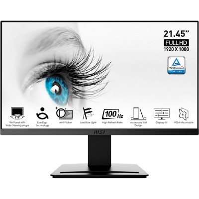 Монітор MSI 21.45&quot; PRO MP223 D-Sub, HDMI, Audio, VA, 100Hz, 4ms, sRGB 99%