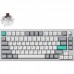 Клавіатура механічна Lemokey  P1 Pro 84Key, Keychron Super Brown, WL/BT/USB-A, QMK/VIA, Hot-Swap, EN/UKR, RGB,  Knob, Space Silver