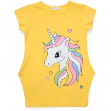 Плаття Breeze з єдинорогом (15744-92B-yellow) Плаття Breeze з єдинорогом (15744-92B-yellow)