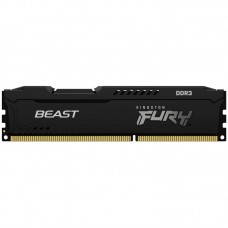 Пам'ять до ПК Kingston DDR3 1600 8GB HyperX Fury Black