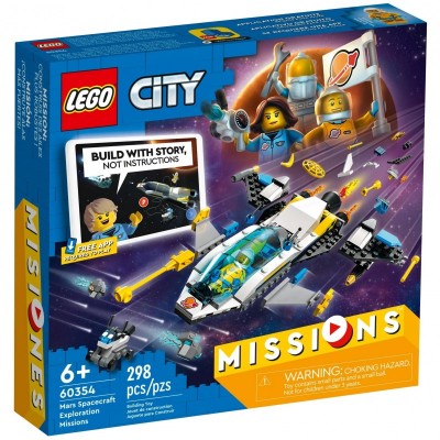 Конструктор LEGO City Missions Місії дослідження Марсу на космічному кораблі