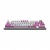 Клавіатура механічна MSI FORGE GK600 TKL W VIOLET UA 83key, mechanical Linear, USB-A, Wireless, Bluetooth, EN/UKR/RU, RGB, фіолетовий