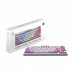 Клавіатура механічна MSI FORGE GK600 TKL W VIOLET UA 83key, mechanical Linear, USB-A, Wireless, Bluetooth, EN/UKR/RU, RGB, фіолетовий