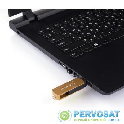 USB флеш накопитель eXceleram 32GB P2 Series Brown/Black USB 3.1 Gen 1 (EXP2U3BRB32)