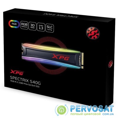 ADATA S40G RGB PCIe Gen3x4 M.2 2280[AS40G-2TT-C]