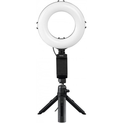 Штатив зі світлодіодним кільцем Ring Light Kit Hama SpotLight Work Area 67 Bluetooth Black