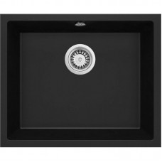 Мийка кухонна Deante Corda, граніт, квадрат, без крила, 550х460х204мм, чаша - 1, врізна, чорний Мийка кухонна Deante Corda, граніт, квадрат, без крила, 550х460х204мм, чаша - 1, врізна, чорний