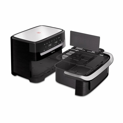 Мультипіч Tefal Dual Easy Fry Flex, 2700Вт, чаша-5.5+3.5л, сенсорне керув., з віконцем, 2 чаши, гриль, пластик, чорний Мультипіч Tefal Dual Easy Fry Flex, 2700Вт, чаша-5.5+3.5л, сенсорне керув., з віконцем, 2 чаши, гриль, пластик, чорний