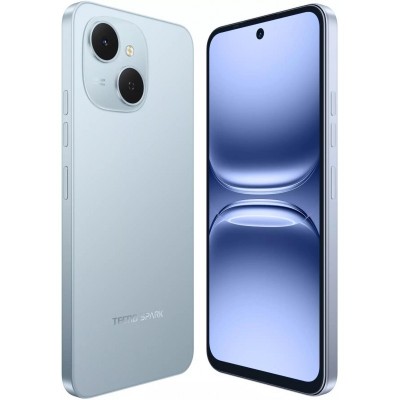 Смартфон TECNO Spark 40C (KM4k) 6.67" 4/128ГБ, 2SIM, 6000мА•год, Ripple Blue