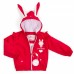 Куртка Peri Masali ветровка с капюшоном с ушками (7959-104G-red)