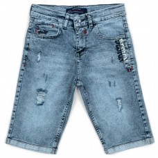 Шорти A-Yugi джинсові з потертостями (5261-158B-blue) Шорти A-Yugi джинсові з потертостями (5261-158B-blue)