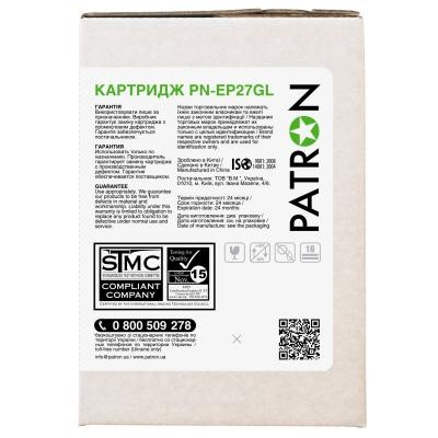 Картридж PATRON CANON EP-27 GREEN Label (PN-EP27GL)