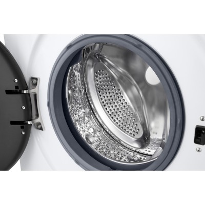 Пральна машина LG фронтальна, 7кг, 1200, A, 44см, дисплей, пара, інвертор, білий