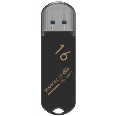 USB флеш накопитель Team 16GB C183 Black USB 3.1 (TC183316GB01)