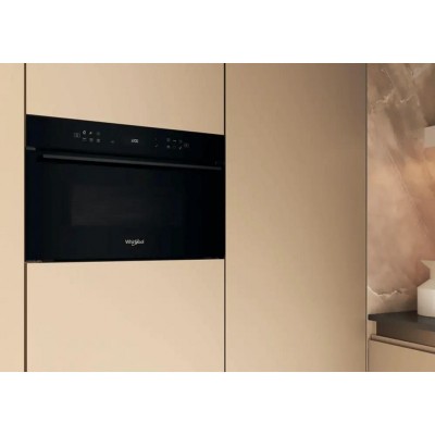 Мікрохвильова піч Whirlpool вбудована, 31л, електронне упр., 1000Вт, гриль, дисплей, чорний