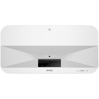 Проєктор домашнього кінотеатру Epson EH-LS800W UHD, 4000 lm, LASER, 0.16, WiFi, Android TV, білий