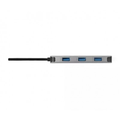 Хаб Acer 7in1 USB-С > 3xUSB-A3.2/HDMI/USB-C/PD/SD, 0.15м, сірий