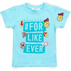 Футболка дитяча Breeze зі смайлом (10945-92B-blue) Футболка дитяча Breeze зі смайлом (10945-92B-blue)