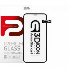 Скло захисне Armorstandart Icon 3D Apple iPhone 12 Black (ARM57192) Скло захисне Armorstandart Icon 3D Apple iPhone 12 Black (ARM57192)