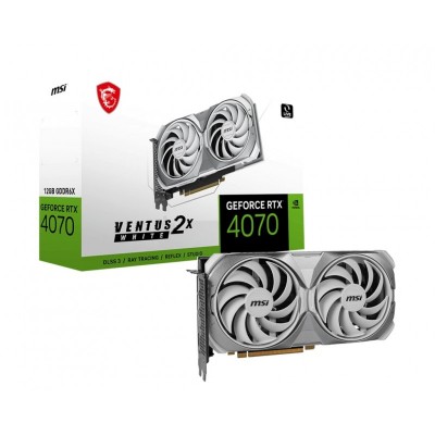 Відеокарта MSI GeForce RTX 4070 12GB GDDR6X VENTUS 2X WHITE