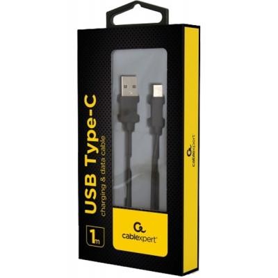 Дата кабель USB 2.0 AM to Type-C 1.0m Cablexpert (CC-USB2-AMCM-1M)