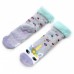 Шкарпетки Bross махрові з єдинорогом (21073-3G-gray)