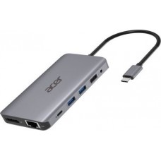 Док-станція Acer 12in1 Type C dongle: 2xUSB3.2, 2xUSB2.0, 1xSD/TF, 2xHDMI, 1xPD, 1xDP, 1xRJ45, 1x3.5 Audio Док-станція Acer 12in1 Type C dongle: 2xUSB3.2, 2xUSB2.0, 1xSD/TF, 2xHDMI, 1xPD, 1xDP, 1xRJ45, 1x3.5 Audio