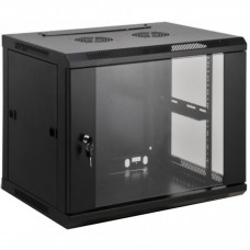 Шафа настінна Kingda 15U 19" 600x600 RAL9004 (KD-007-6615) Шафа настінна Kingda 15U 19" 600x600 RAL9004 (KD-007-6615)