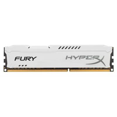 Модуль пам'яті для комп'ютера DDR3 8Gb 1600 MHz HyperX Fury White Kingston (HX316C10FW/8)