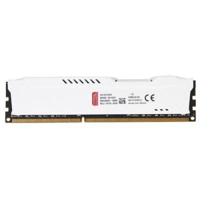 Модуль памяти для компьютера DDR3 8Gb 1600 MHz HyperX Fury White Kingston (HX316C10FW/8)