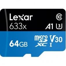 Карта пам'яті Lexar 64GB microSDXC class 10 UHS-I 633x (LSDMI64GBB633A) Карта пам'яті Lexar 64GB microSDXC class 10 UHS-I 633x (LSDMI64GBB633A)