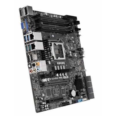 Материнcька плата ASUS WS C246M PRO s1151 C246 4xDDR4 M.2 HDMI DP D-Sub mATX