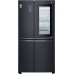 Холодильник SBS LG GC-Q247CBDC, 179х74х91см, 2 дв., Холод.відд. - 406л, Мороз. відд. - 220л, A+, NF, Лінійний , Зона свіжості, Door in door, Матовий чорний