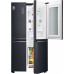 Холодильник SBS LG GC-Q247CBDC, 179х74х91см, 2 дв., Холод.відд. - 406л, Мороз. відд. - 220л, A+, NF, Лінійний , Зона свіжості, Зовнішній дисплей, Чорний матовий