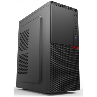 Корпус 2E ALFA (E130) MidT,2xUSB2.0,1xUSB3.0,1х80мм,сталь з перфорацією(бічна панель),без БЖ,чорний
