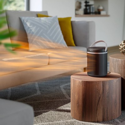Тепловентилятор Philips Series 3000, 20м2, 2000Вт, електр. упр-ння, керамич.нагрів.елемент, Wi-Fi, темно-сірий